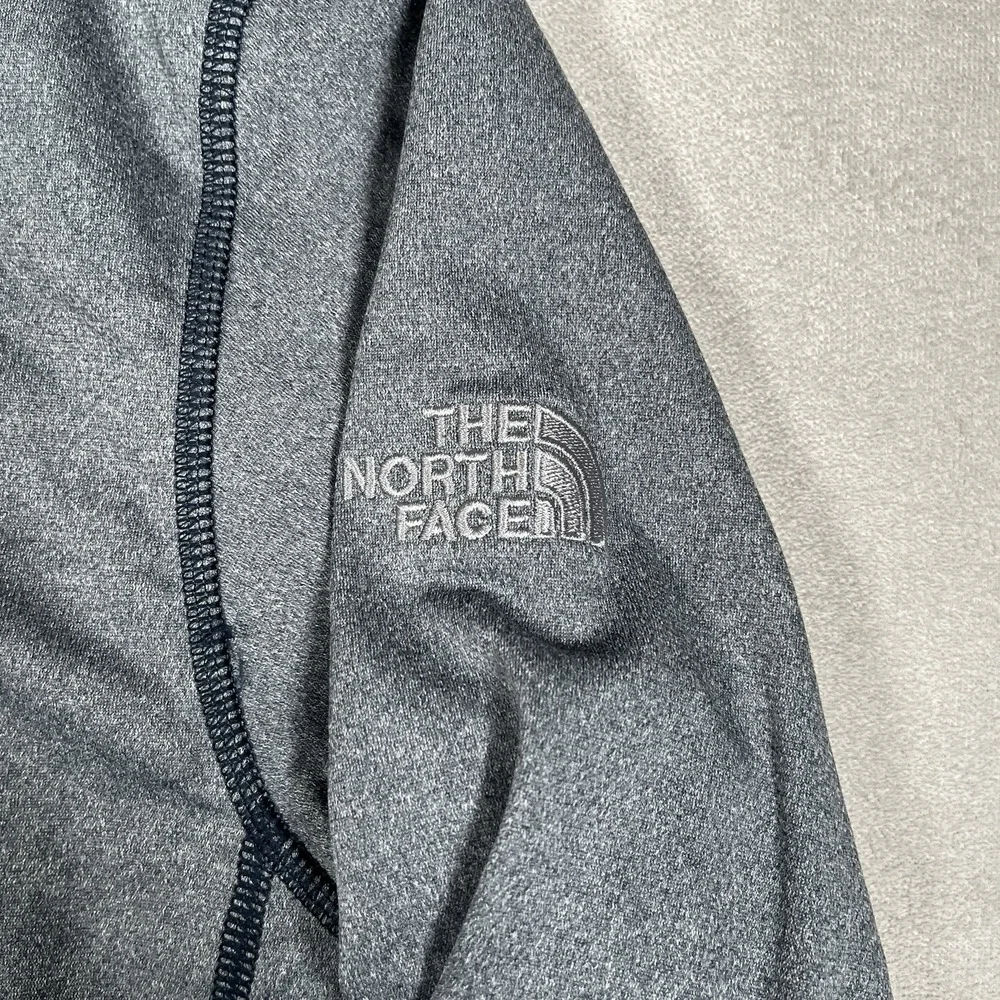 North Face Tech 1/4 Zip Fleece Pullover Jacket Men M Asphalt Gray‎ Thermal NWT